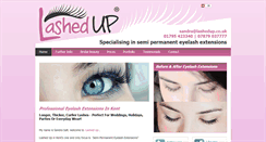 Desktop Screenshot of lashedup.co.uk